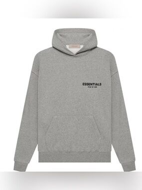 NEW Fear of God Essentials Dark Oatmeal Hoodie Size XL